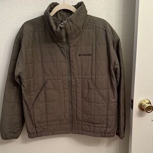 Columbia Olive Quilted Jacket